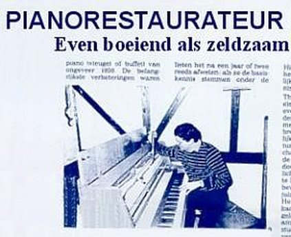 Piano's Van Innis - Persknipsels