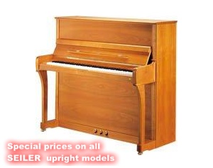 Special prices on all SEILER upright models