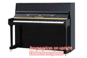 Promo prices on upright Liedermann pianos